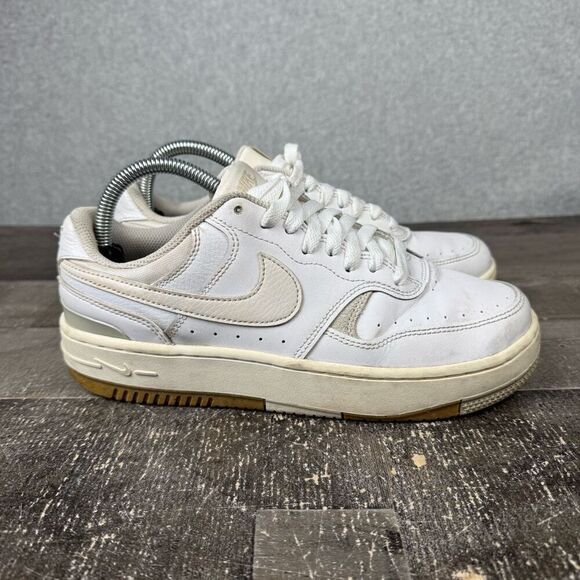 Nike Womens Size 8 Gamma Force DX9176-103 White Casual Shoes Sneakers - Picture 1 of 8